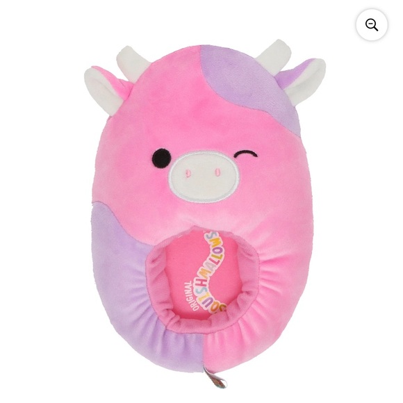 Squishmallows Cow Plush slippers size 11-12 - Picture 1 of 8